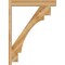 Ekena Millwork Merced Block Rough Sawn Outlooker, Western Red Cedar, 6"W x 34"D x 46"H OUT06X34X46MRC05RWR - alternate 3